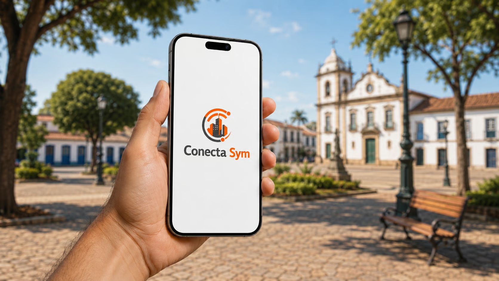 Aplicativo Conecta Sym em celular
